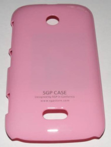 Твърд предпазен гръб SGP за Nokia Lumia 510 розов